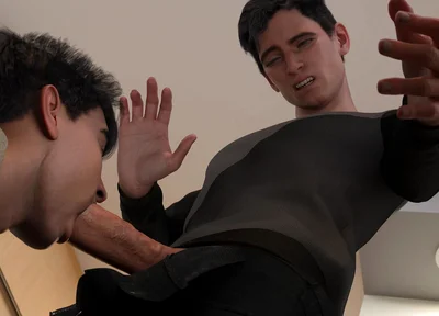 Summer Vacation - College Jock Peter Tries to Suck His First Cock
