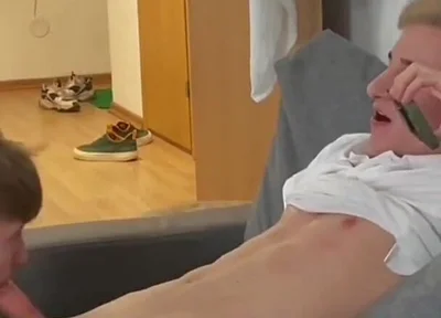 Friend Sucks My Dick, Decided to Film It for the First Time
