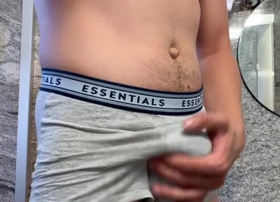 Underwear Bulge to Leaking Bwc Stroke