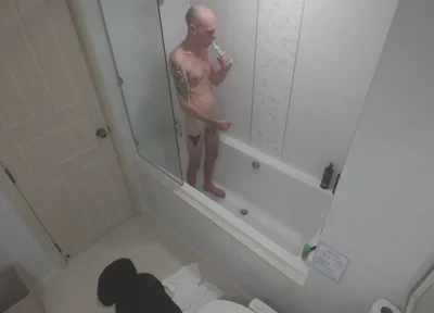 Secret Shower Cam Caught Me Touching Myself