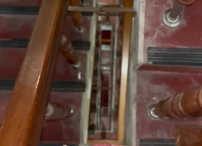 Shot in the Stairwell