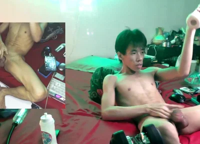 Asian Boy Cum