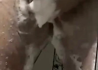 1-) Turkish Bathroom Shower and Big Ejaculation.foot:)
