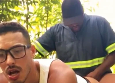 Workers Eating Colleague's Ass and Cumming in His Mouth