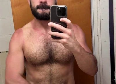 I Always Come Home Horny From Training and I Like to Touch My Dick in the Mirror