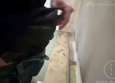 Peeking, Peeing, Flashing, Teasing at Public Urinal