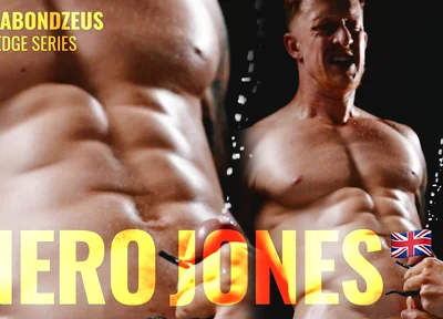 British Ginger Hunk Nero Jones Edged and Shoot Huge Load of Cum