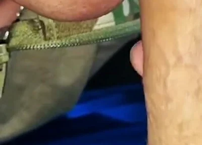 I Seduced a Military Man to Suck My Dick, We Hid in the Forest and Fed Each Other Sperm.