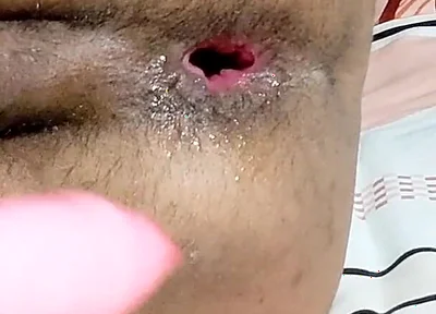 Homemade Ass Gaping with Toy