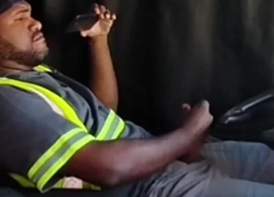 Lunchtime, Alone Inside the Truck.