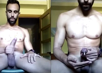 Jerking off for a Fan and Cumming a Lot