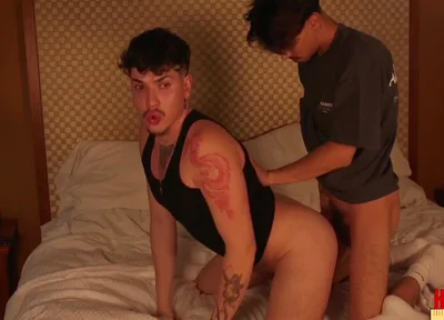 2 Hung Cholos Fucking Bareback Anal Hardcore Sucking Big Cock With Santo Jorge And Eddy Blanco