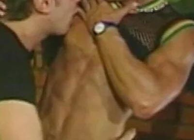Muscular Hunks Enjoy Raw Bareback Anal Session