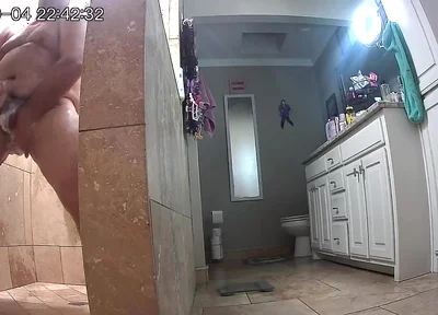 Masterbating in the shower