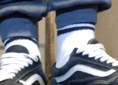 My Vans Skate Shoes and White Socks a Compilation of Videos Where I Play with Them.