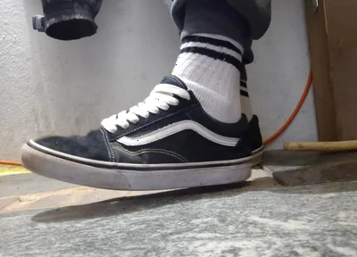 My Vans Skate Shoes and White Socks a Compilation of Videos Where I Play with Them.