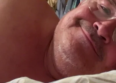 Man Lying in Bed