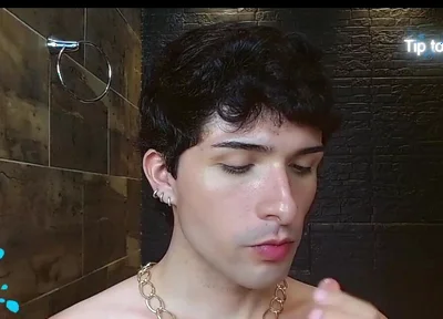 Glutton Eating While Having Sex and Masturbating Naked on Camera