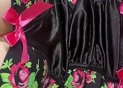 Edging with My Sex Doll Dressed in Sexy Lingerie