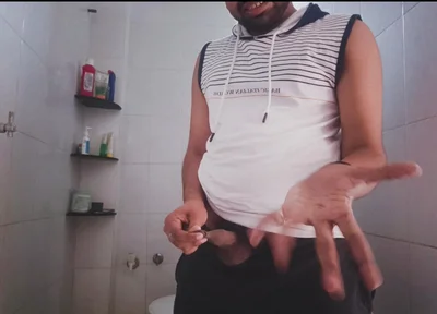 Watching fucking hard porn at home alone and then peeing long