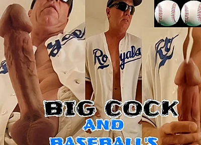 Big Cock Baseball Home Run Cumshot