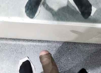I'm Jerking off in a Public Toilet
