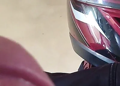 Motorcyclist Has a Huge, Monstrous Penis Crown.