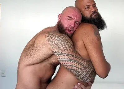 Two Hot Muscle Bears / Gay Bear Couple
