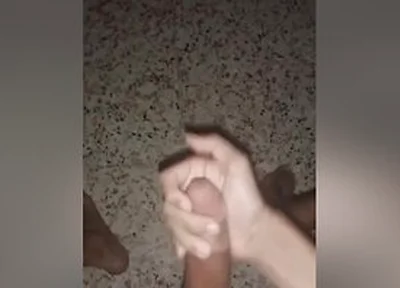 Solo Male Ruined His Roommate By Throwing Massive Cumshot On The Floor By His Long Curved Dick