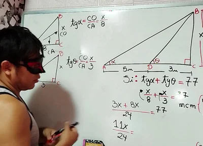 27 Trigonometry Calculate the Height and Area of the Triangle - Sexual Mathematics - Azaghal Soul