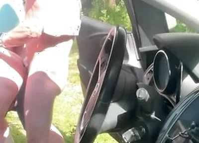Three Guys In The Car Outdoors