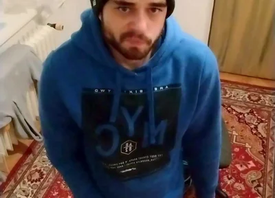 Cumshot in My Room in the Palm of My Hand in a Winter Hat