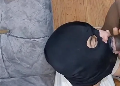 Giving Him Milk to Swallow