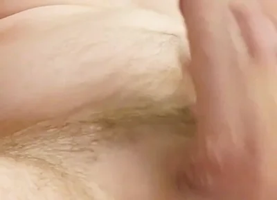 Moaning Loudly When Cumming Over My Nude Body, Spurting Hard, All the Way up Onto My Bare Chest
