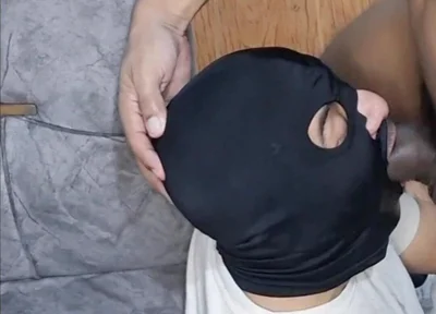 Giving Him Milk to Swallow