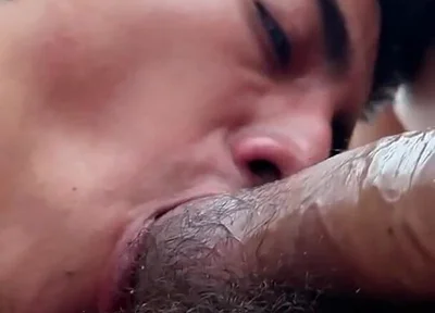 Then Sniffs First, Then Swallows