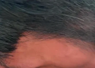 Then Sniffs First, Then Swallows