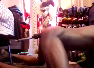Blackie Blasting Side View