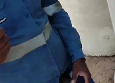 Before Heading Home, the Worker Gets a Quickie at the Construction Site.
