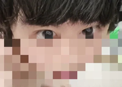 Cute Guy Masturbates with a Mosaic Face After Ejaculation, His Expression Super Cute and White Fluid Ejaculated