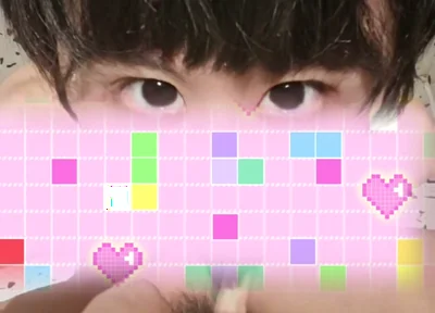 Cute Boys with Cute Expressions Masturbating Super Hard Pink Mosaics