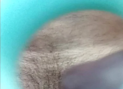 Solo Cock Masturbation with a Sex Toy. the Beautiful Head Flows and Cums. the View of Sperm Is Very Close!