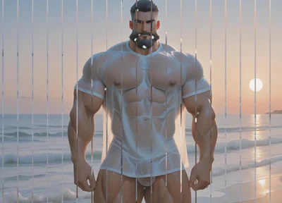 Rockstar Hunk Solo Teasing Balls and Shaft with Cum Splatter