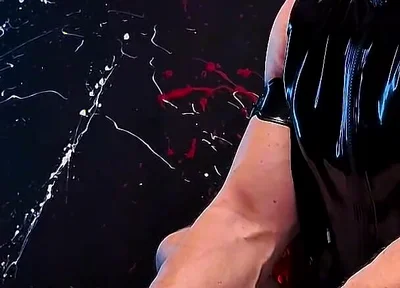 Intense Muscle God and Rock Width Scene 3