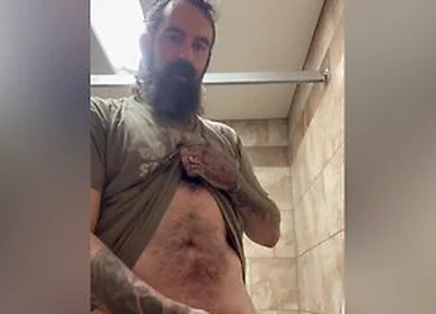 Jacking Off In Home Depot Bathroom: Stepdaddy Needed To Unload And Came All Over The Stall