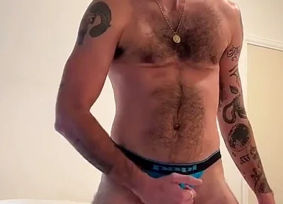Little Solo Vid of Me in My Blue Papi Jockstrap