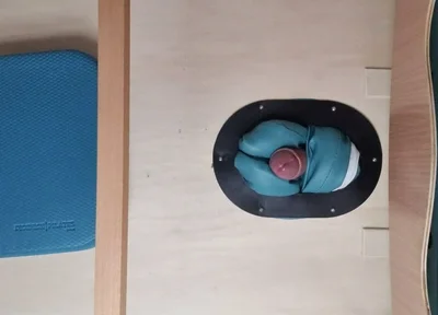 Fucking the Massage Table Below View