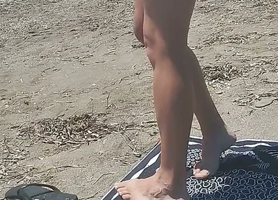 I Love Being on the Beach in Thong and Being Seen
