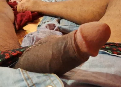 Part 4 Amateur Solo Dick Stroking Session in Bed