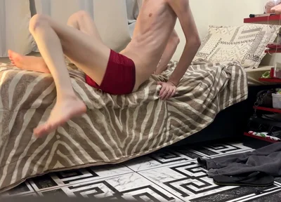 Kedoimeth Skinny Boy Submits to Rough Ass Play